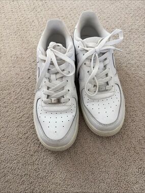 Nike Women’s White Low-Top Leather Sneakers